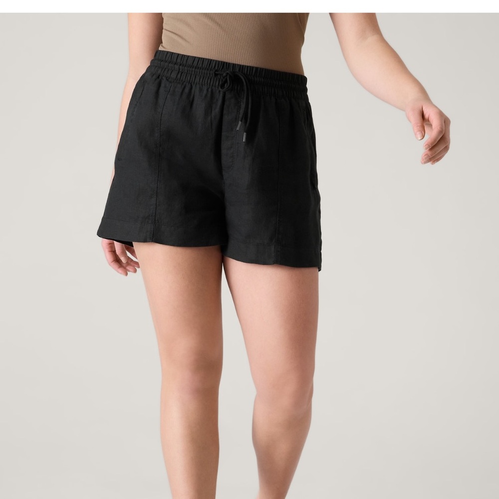 Athleta Cabo Linen 4” Shorts - NWT